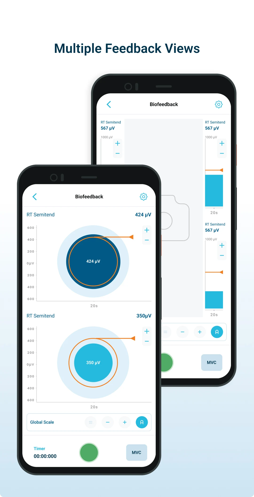 Noraxon Biofeedback screenshot